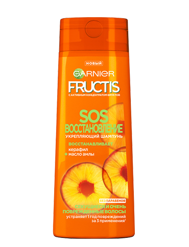 Garnier Fructis SOS Восстановление Укрепляющий шампунь 250 мл